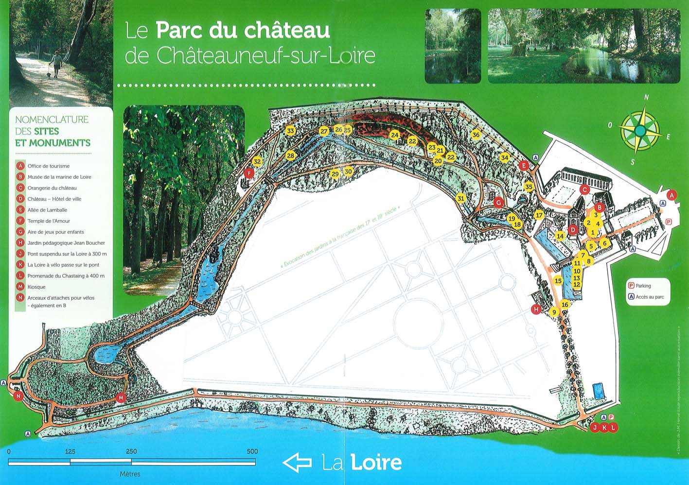Résultat de recherche d'images pour "plan parc chateauneuf sur loire"
